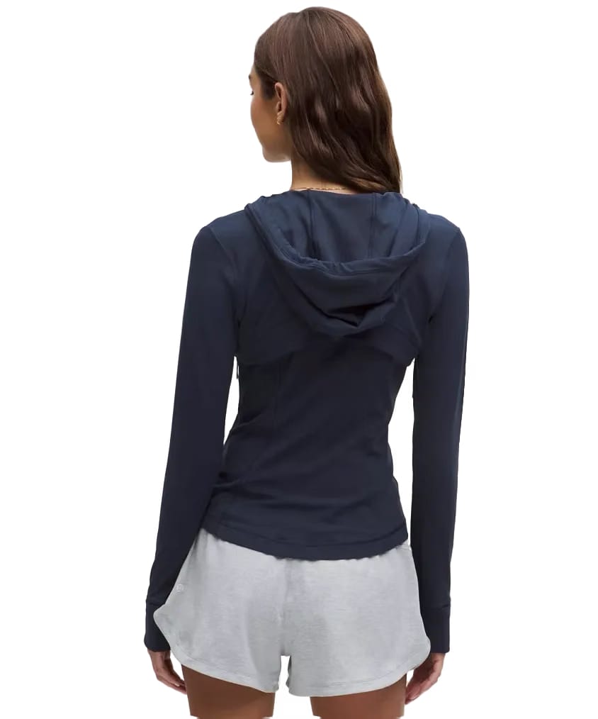 Lululemon Define Hooded Jacket Nulu True Navy/Mirror Silver