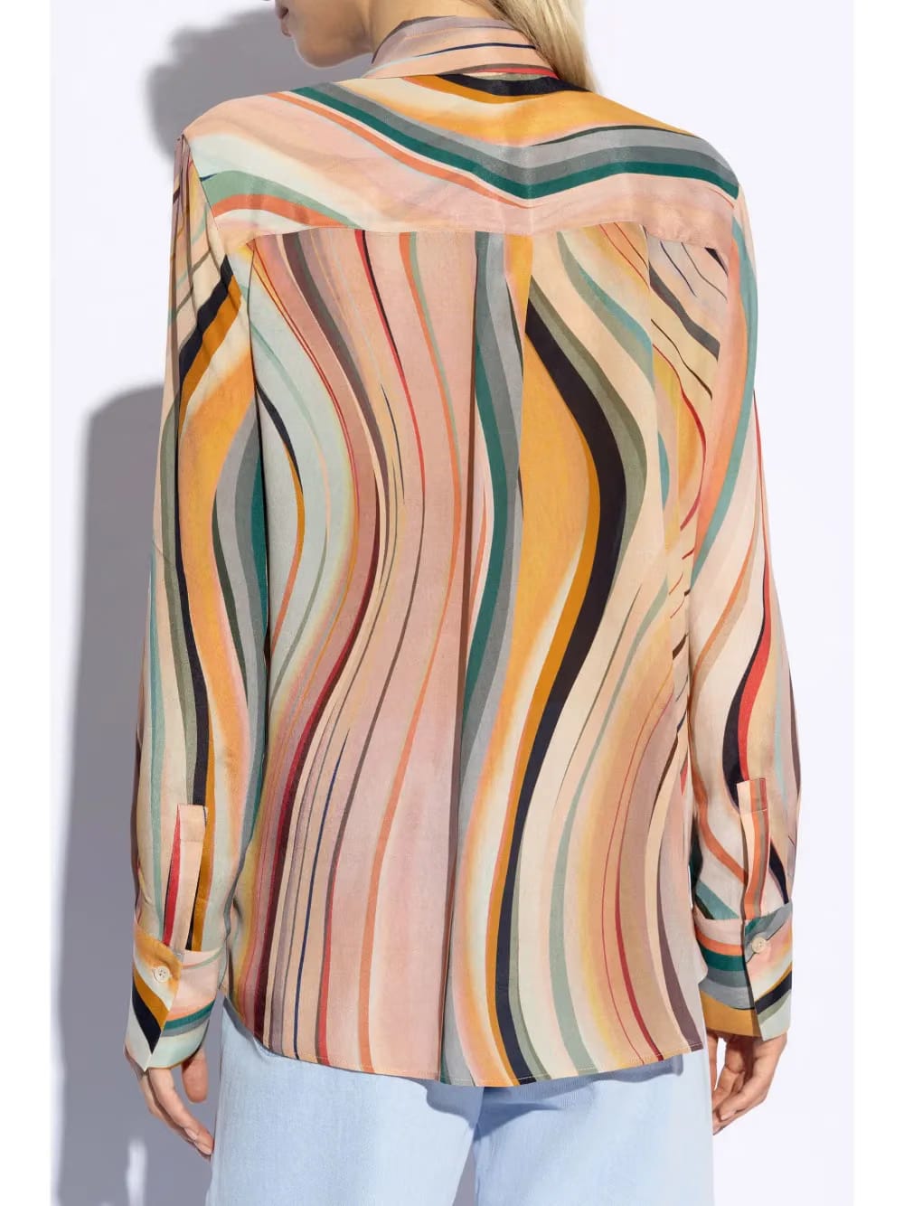 swirl print shirt