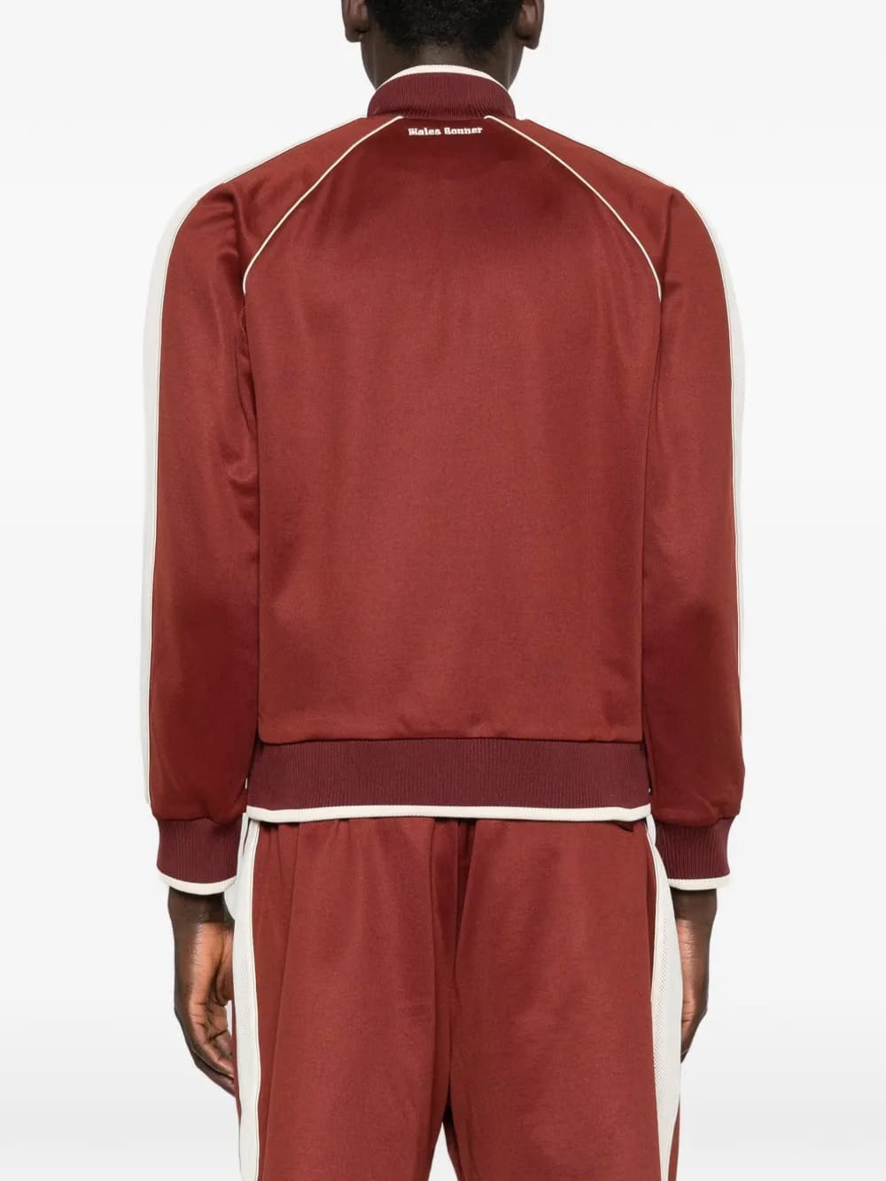 wb logo stripe jersey track jacket