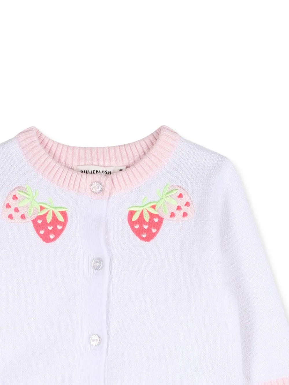 strawberry-embellished cardigan