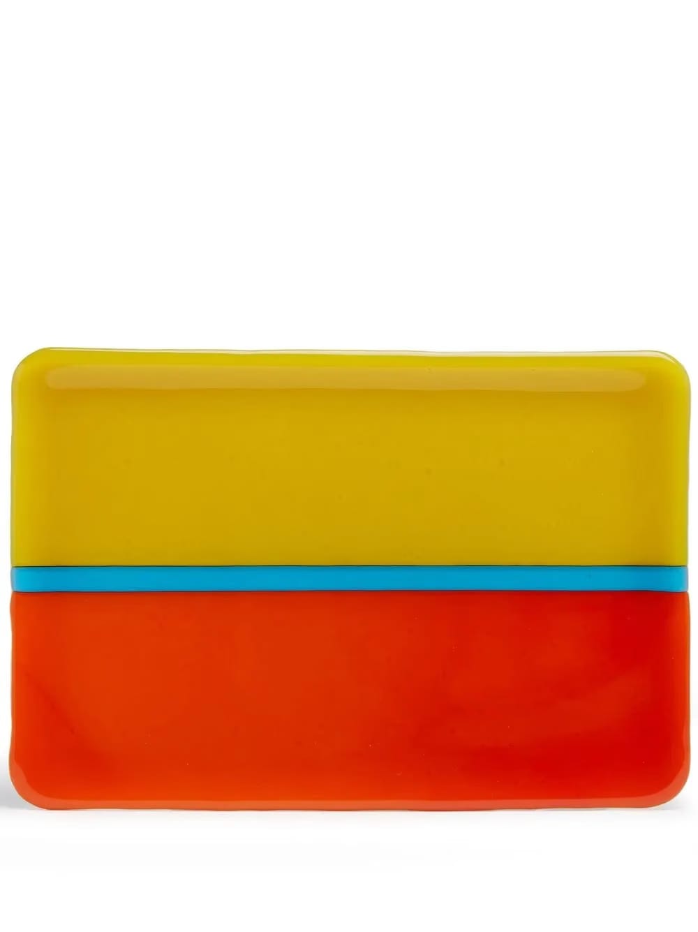 Murano colour-block tray