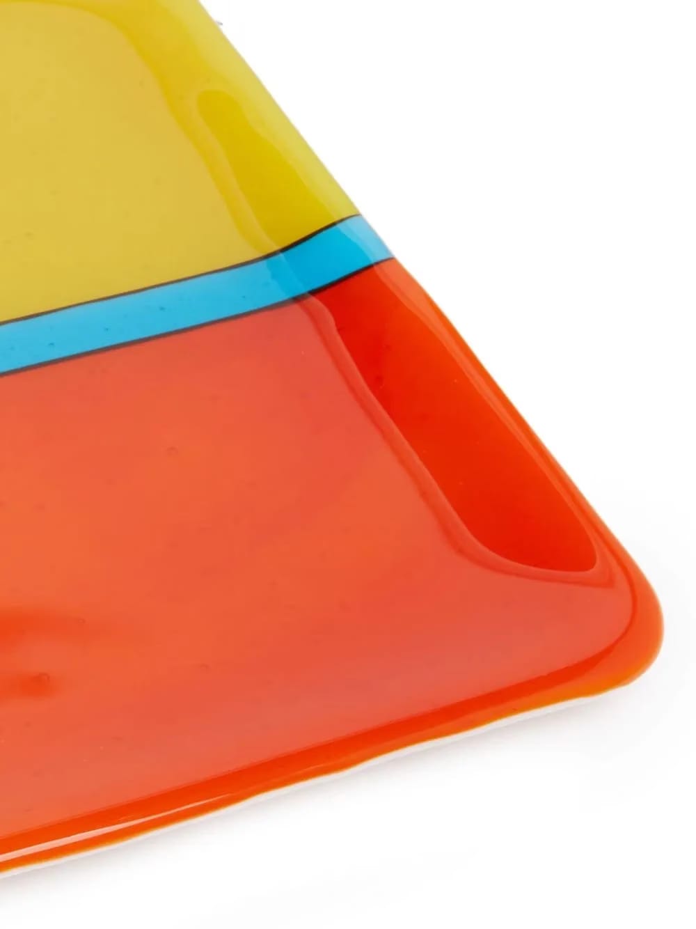 Murano colour-block tray