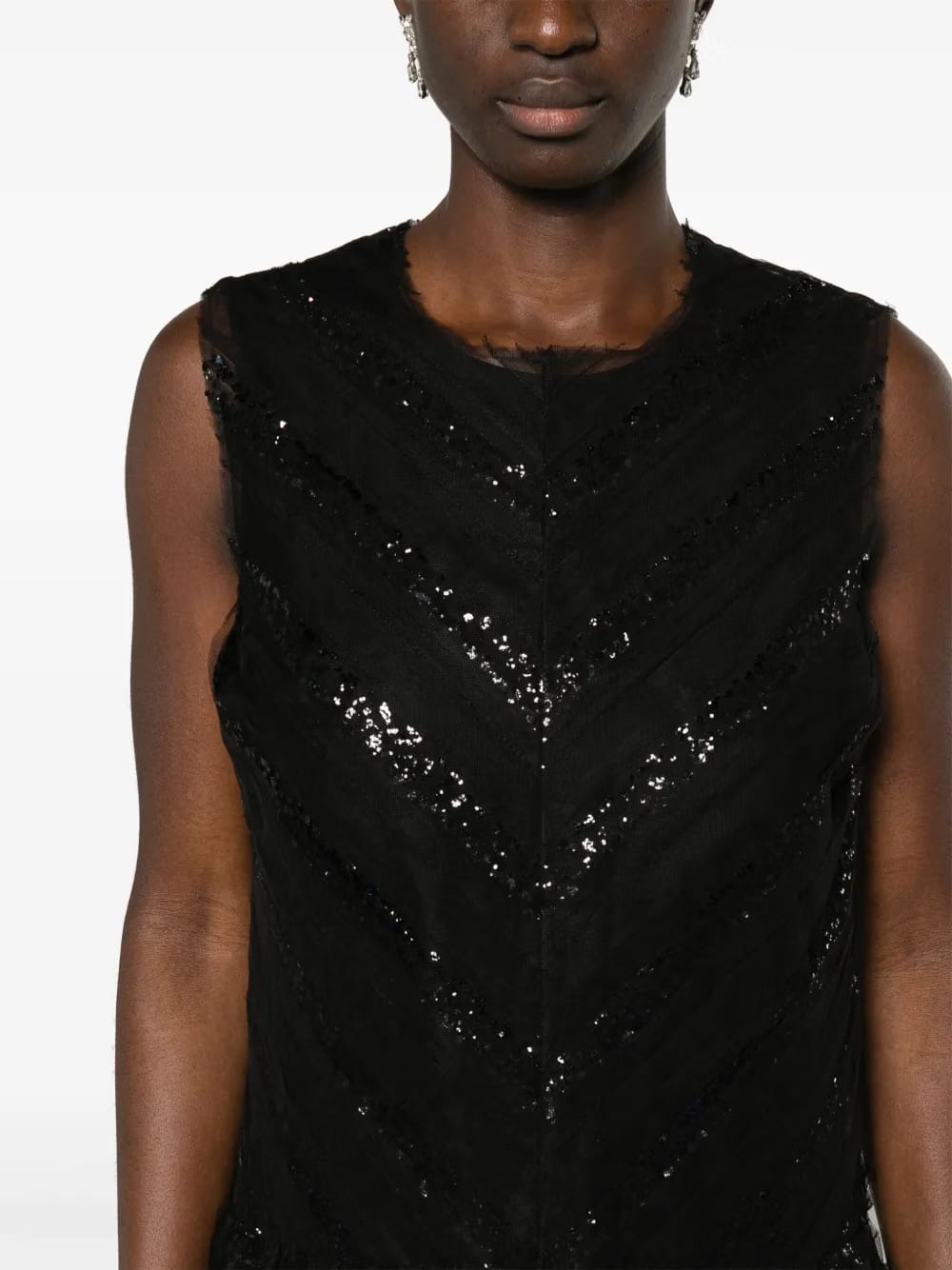 tulle maxi dress