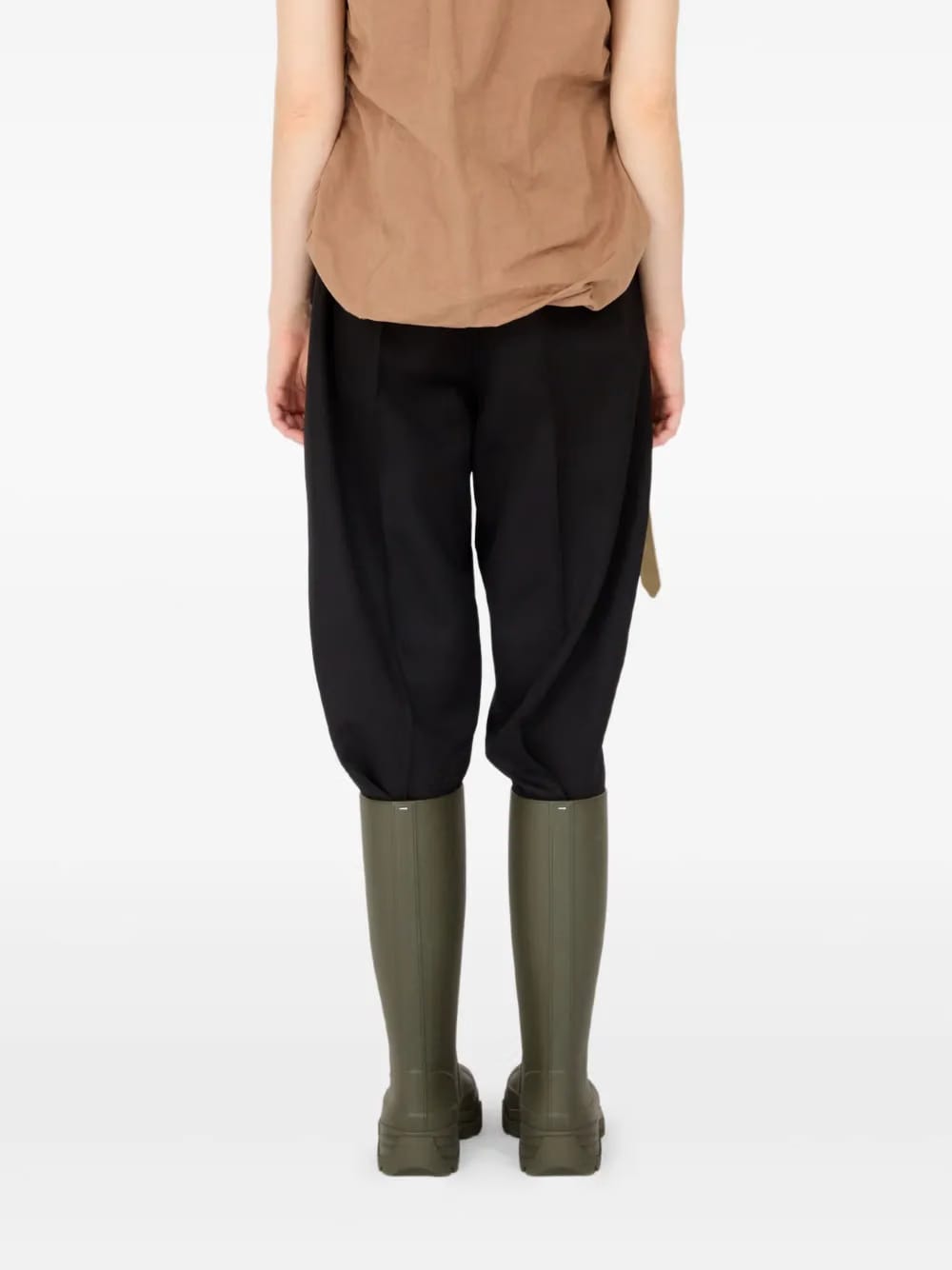 linen-blend waistcoat