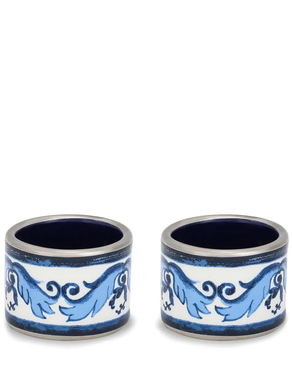 medium ceramic napkin rings (set of two)