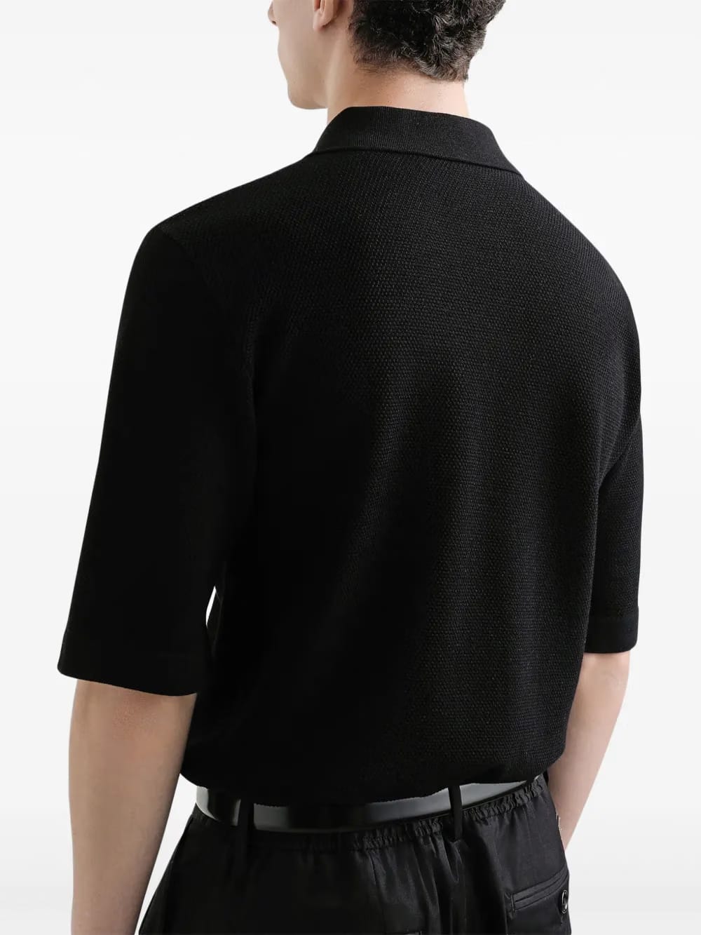 logo-plaque shirt