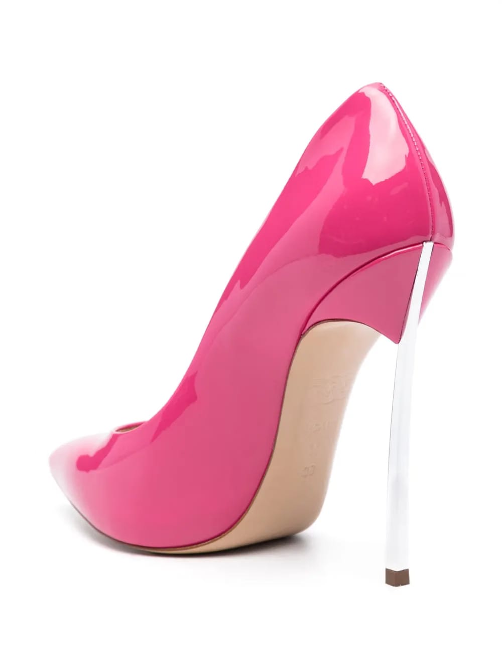 Blade 120mm patent leather pumps