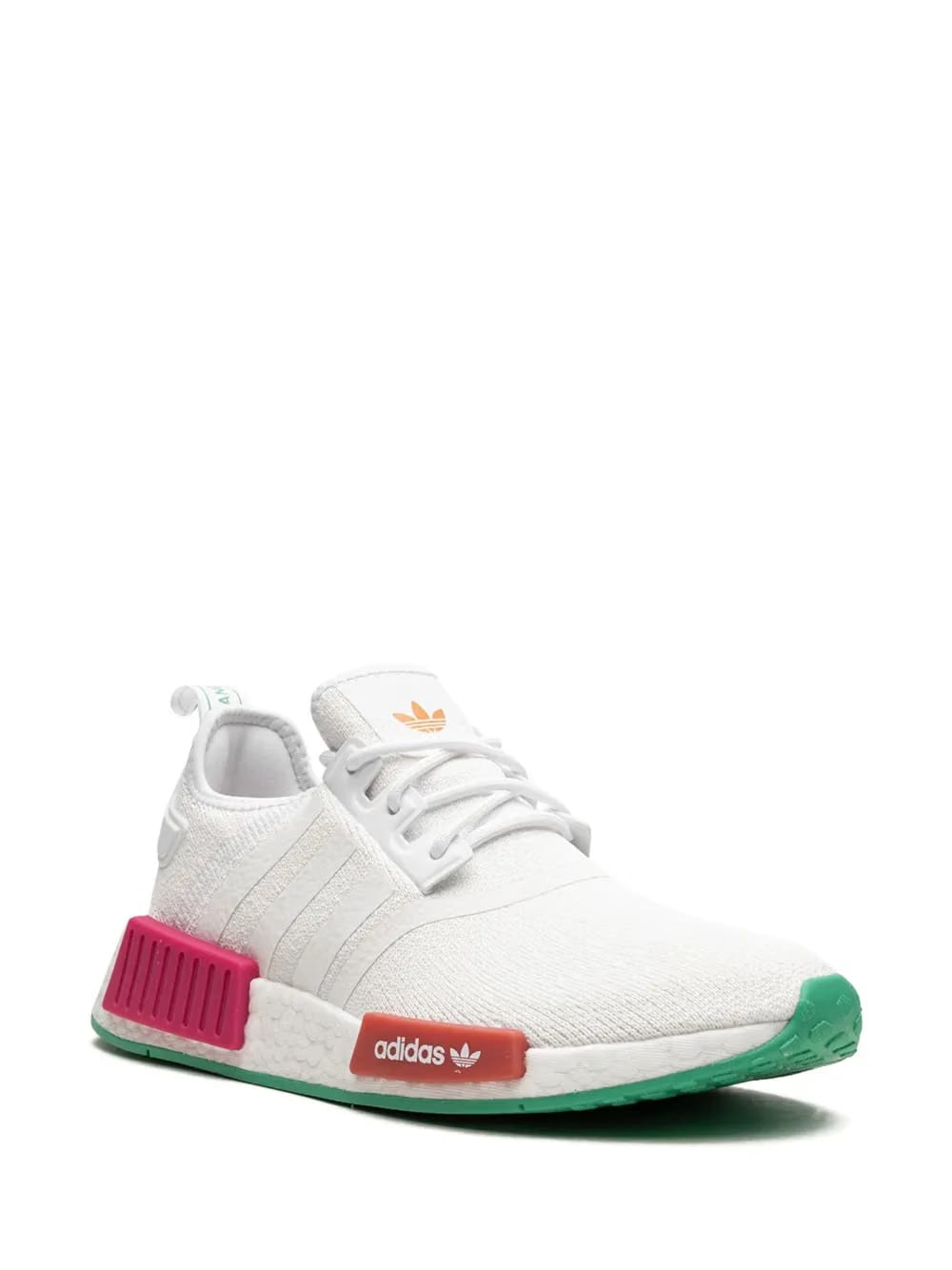 NMD_R1 "White Magenta Green" sneakers