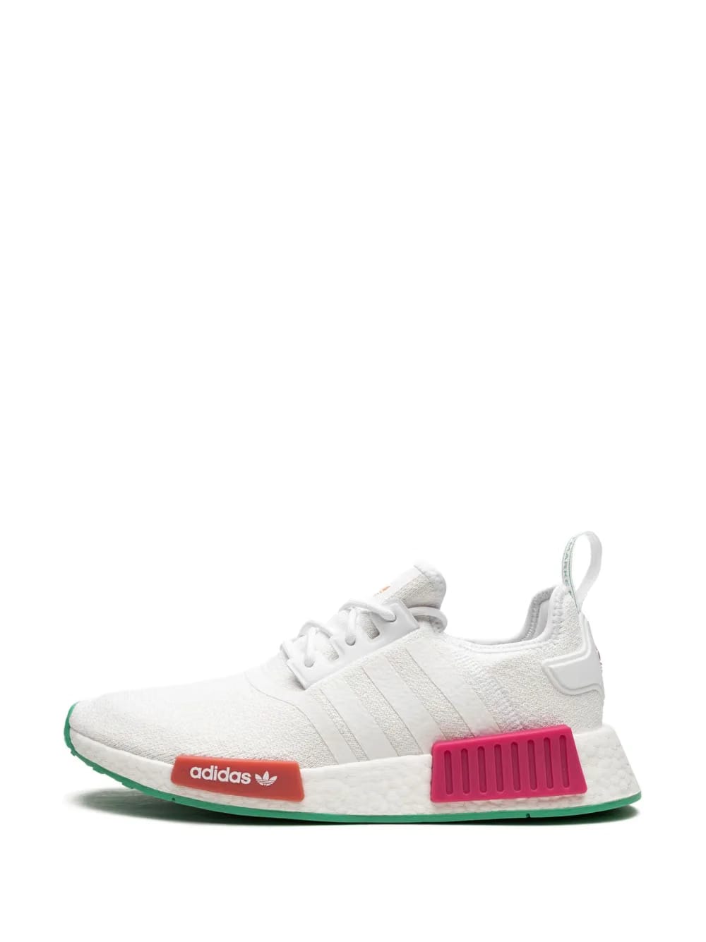 NMD_R1 "White Magenta Green" sneakers