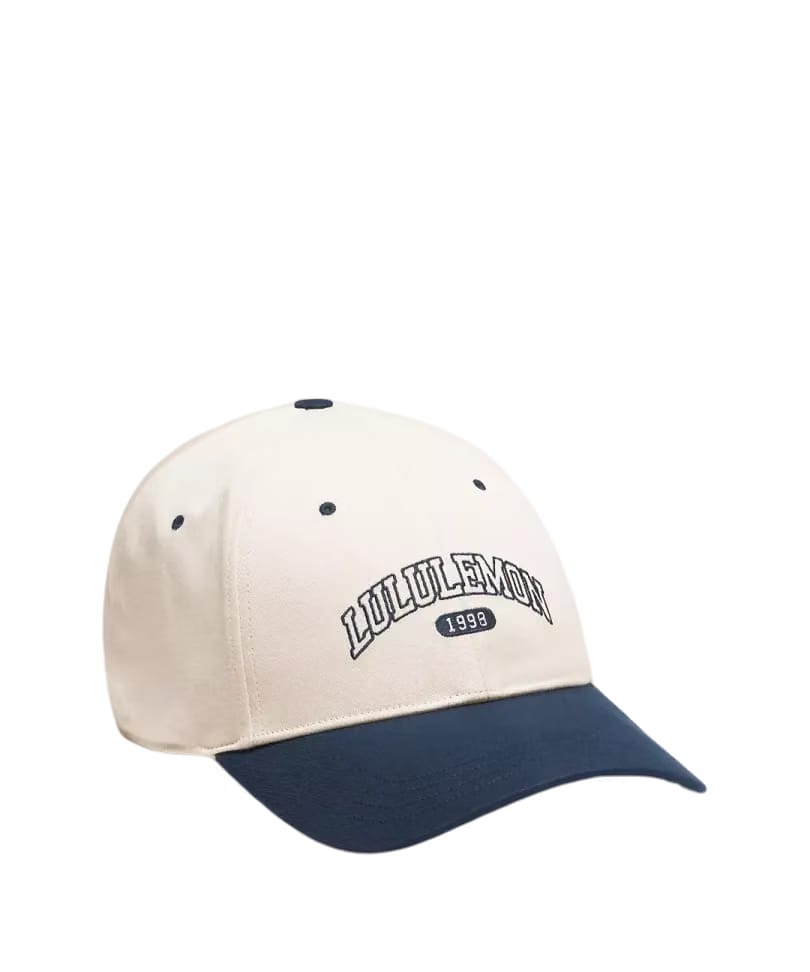 Lululemon Classic Ball Cap Structured Light Ivory/True Navy
