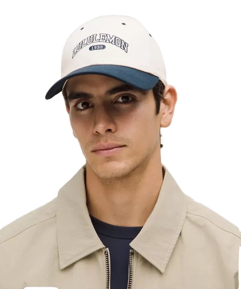 Lululemon Classic Ball Cap Structured Light Ivory/True Navy