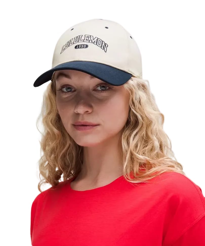 Lululemon Classic Ball Cap Structured Light Ivory/True Navy