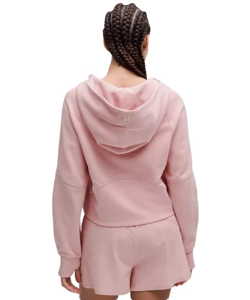Lululemon Scuba Oversized Full-Zip Hoodie Pink Haze/Rose Gold