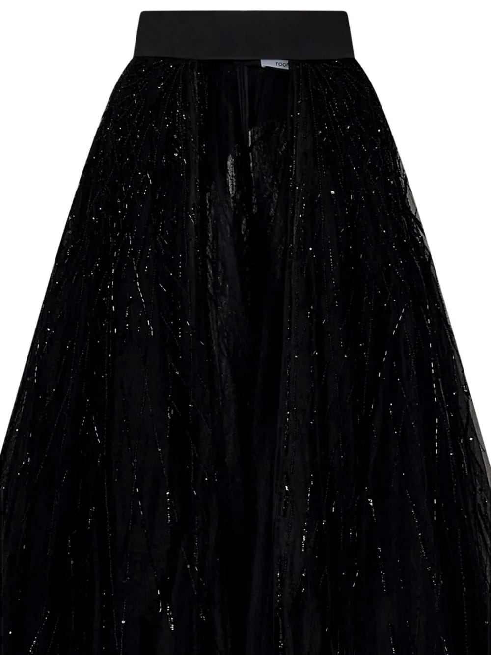 open-front maxi skirt