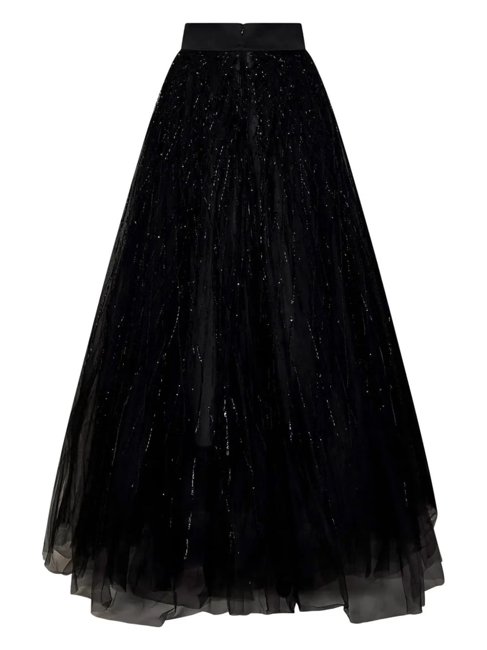 open-front maxi skirt