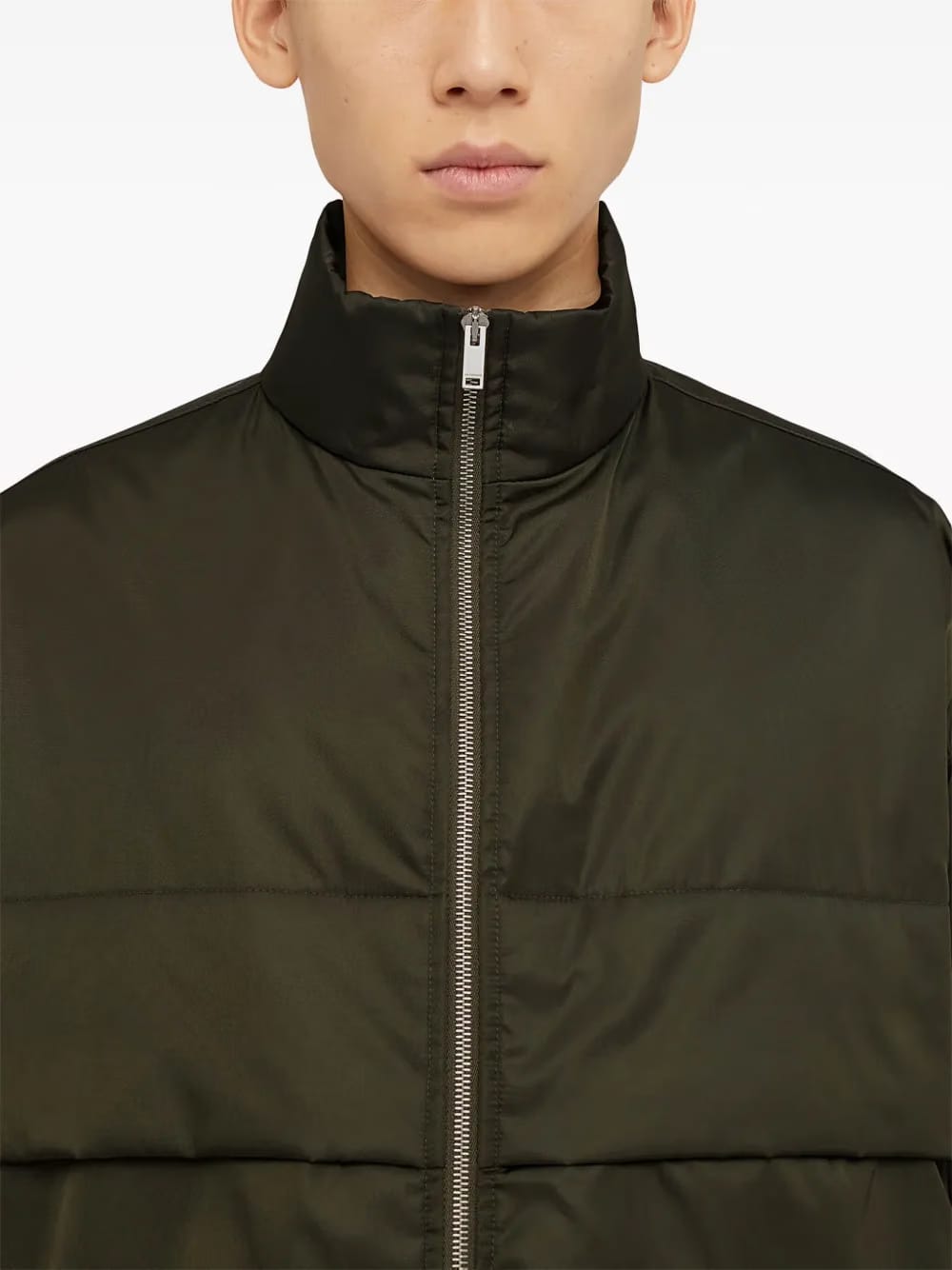 funnel-neck padded jacket