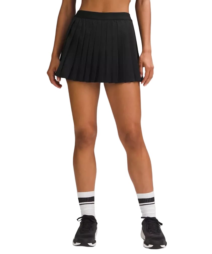 Lululemon High-Rise Pleated Tennis Skirt Black
