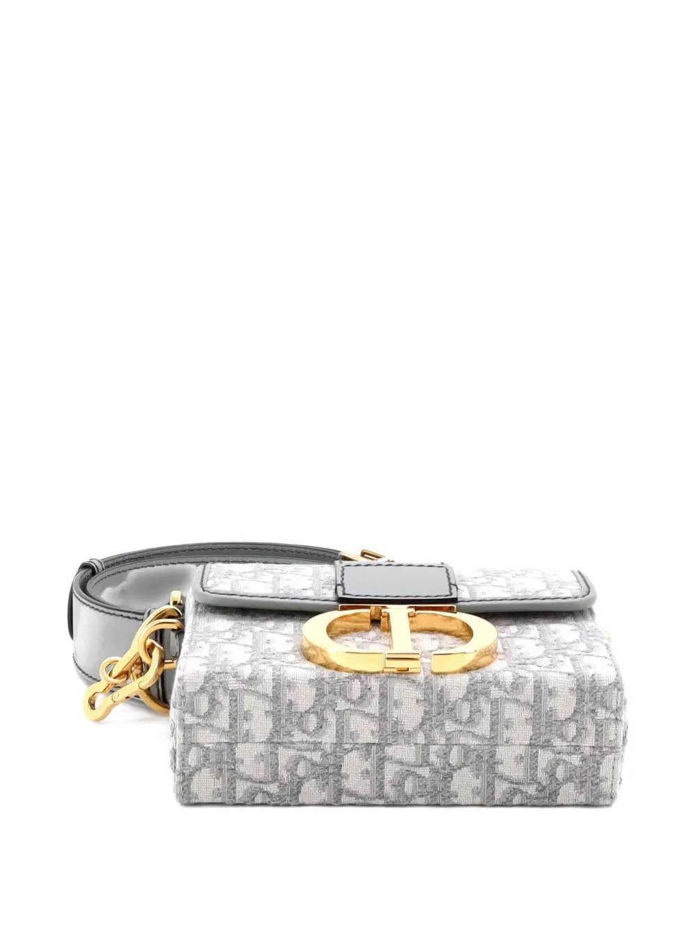 30 Montaigne Box Bag Oblique Canvas crossbody bag
