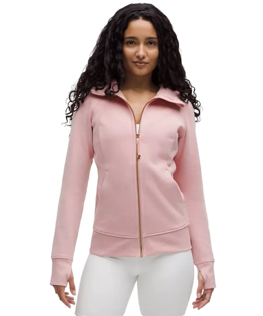 Lululemon Scuba Full-Zip Hoodie Pink Haze/Rose Gold