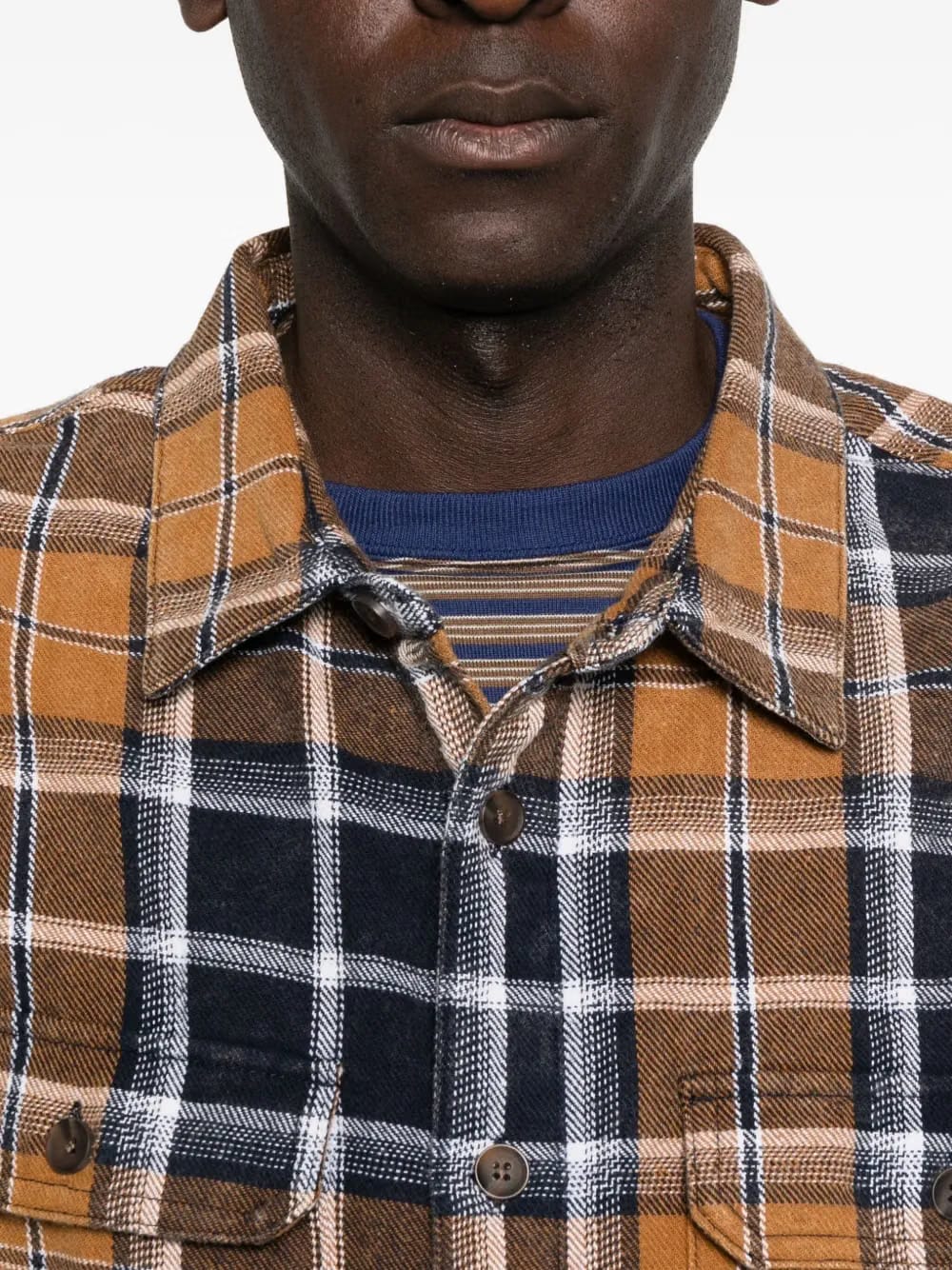 Rosebowl checked long-sleeve shirt