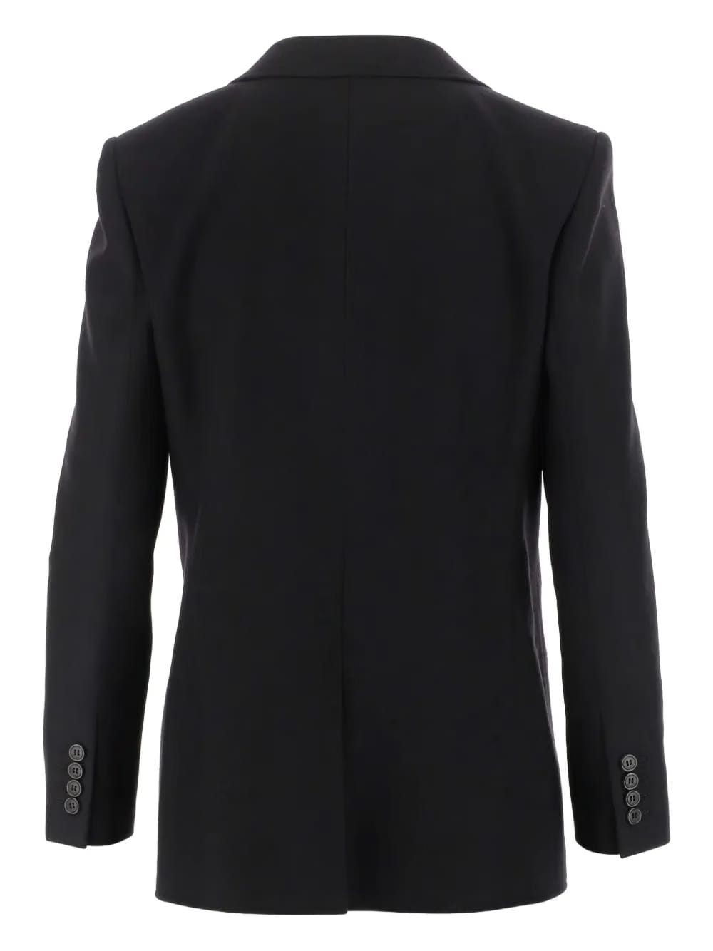 logo-embroidered single-breasted blazer