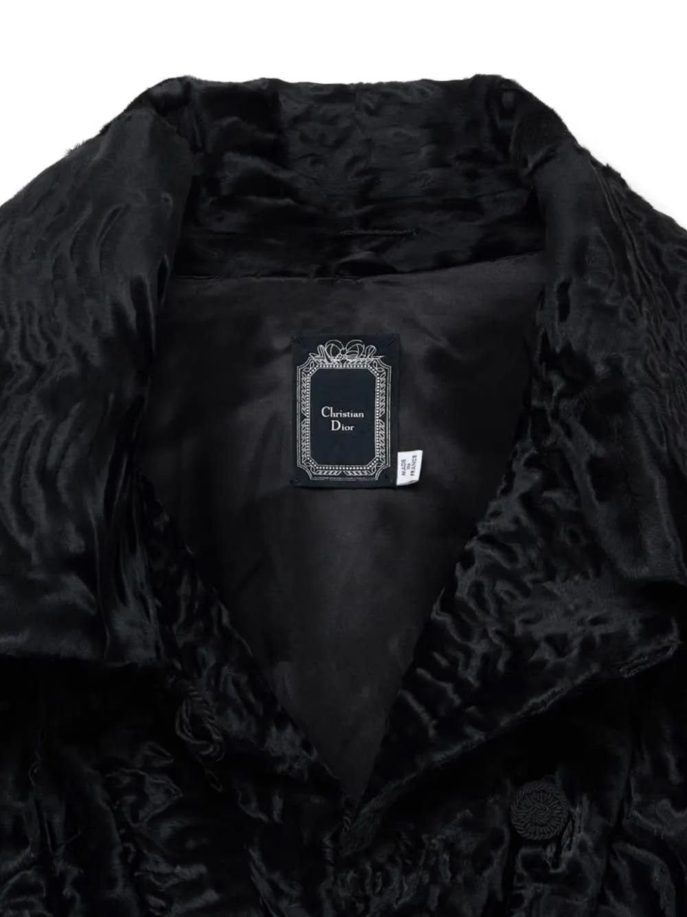 fur-trim cuff jacket