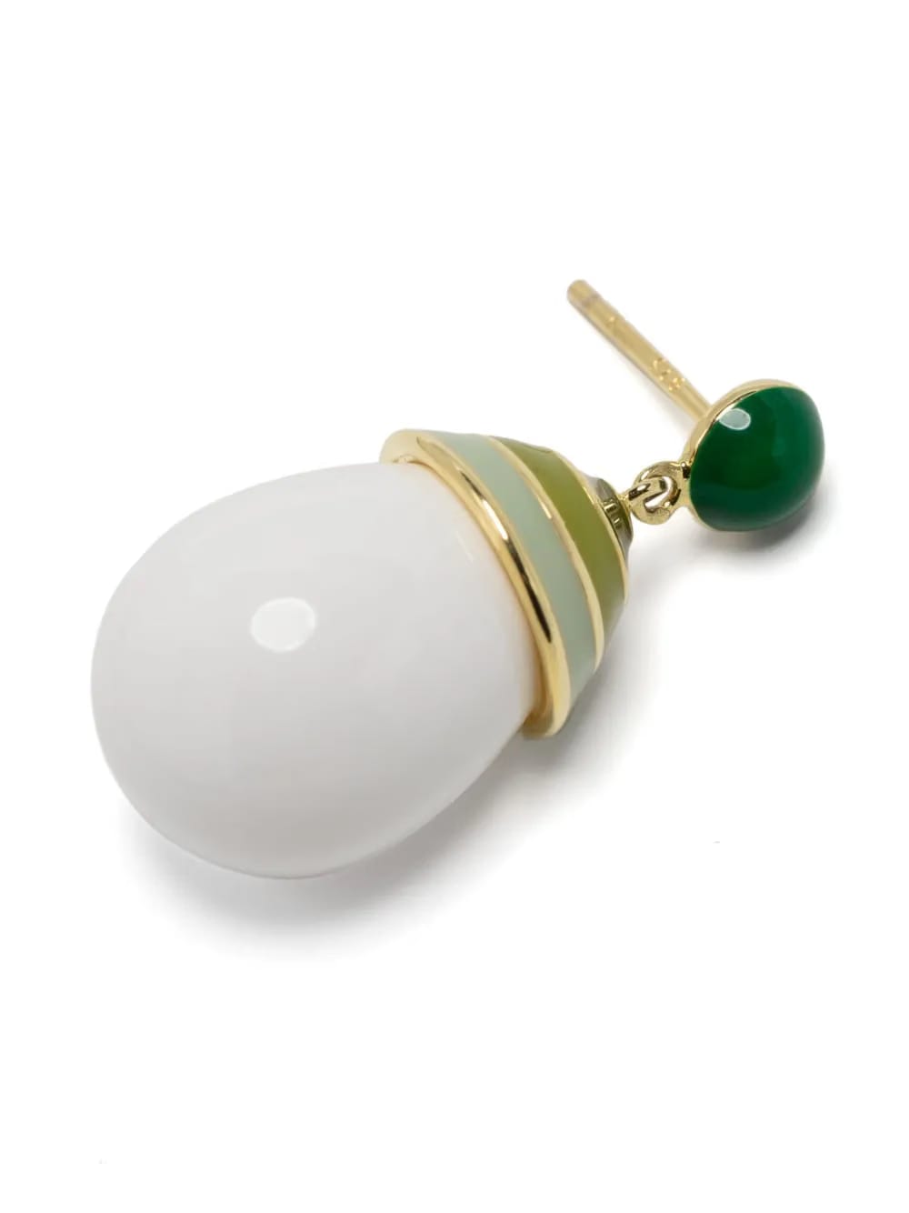 striped drop earrings