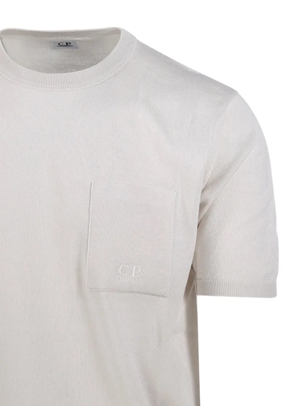 logo-embroidered pocket T-Shirt