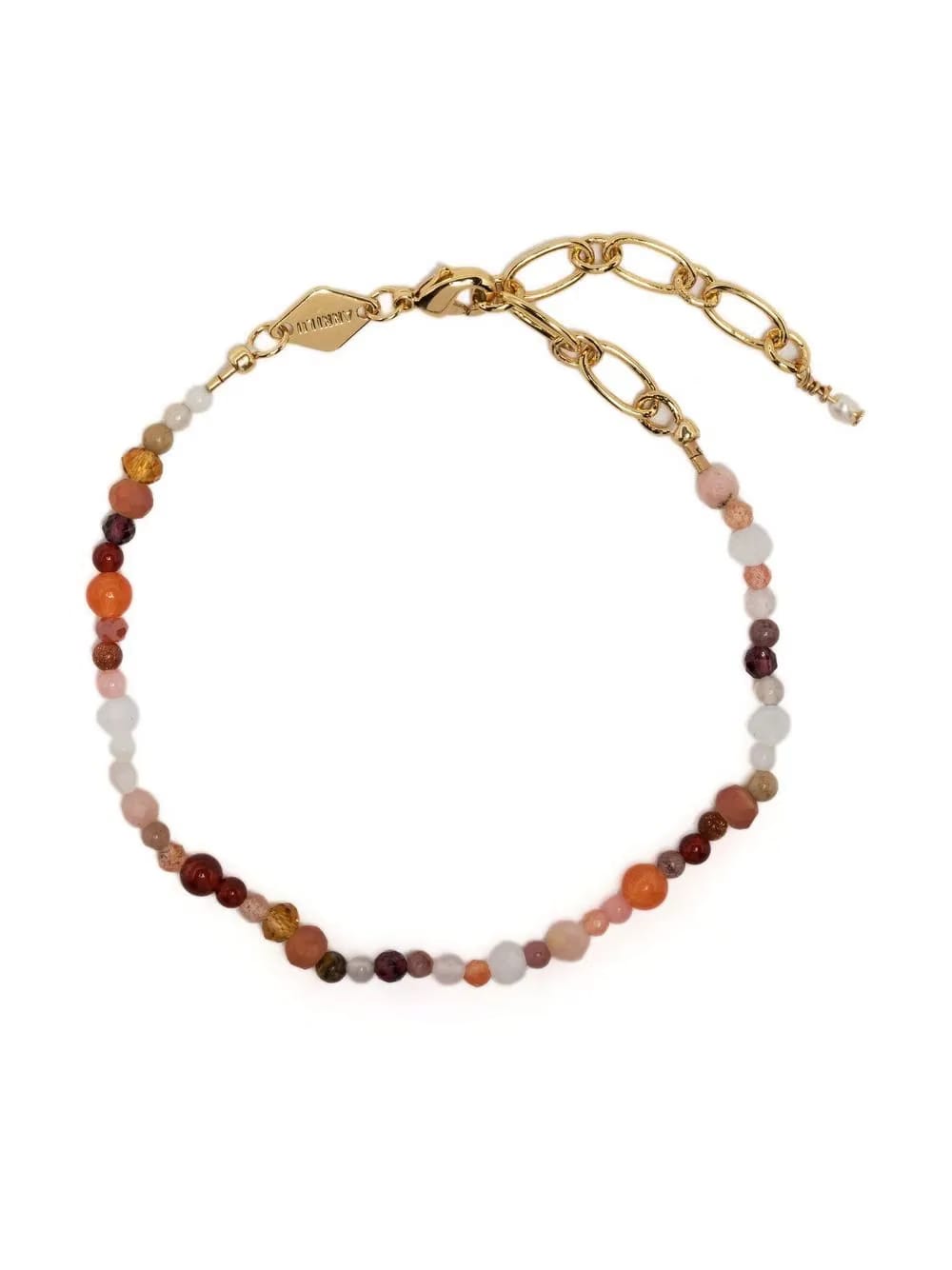 Flamingo bead-embellished bracelet