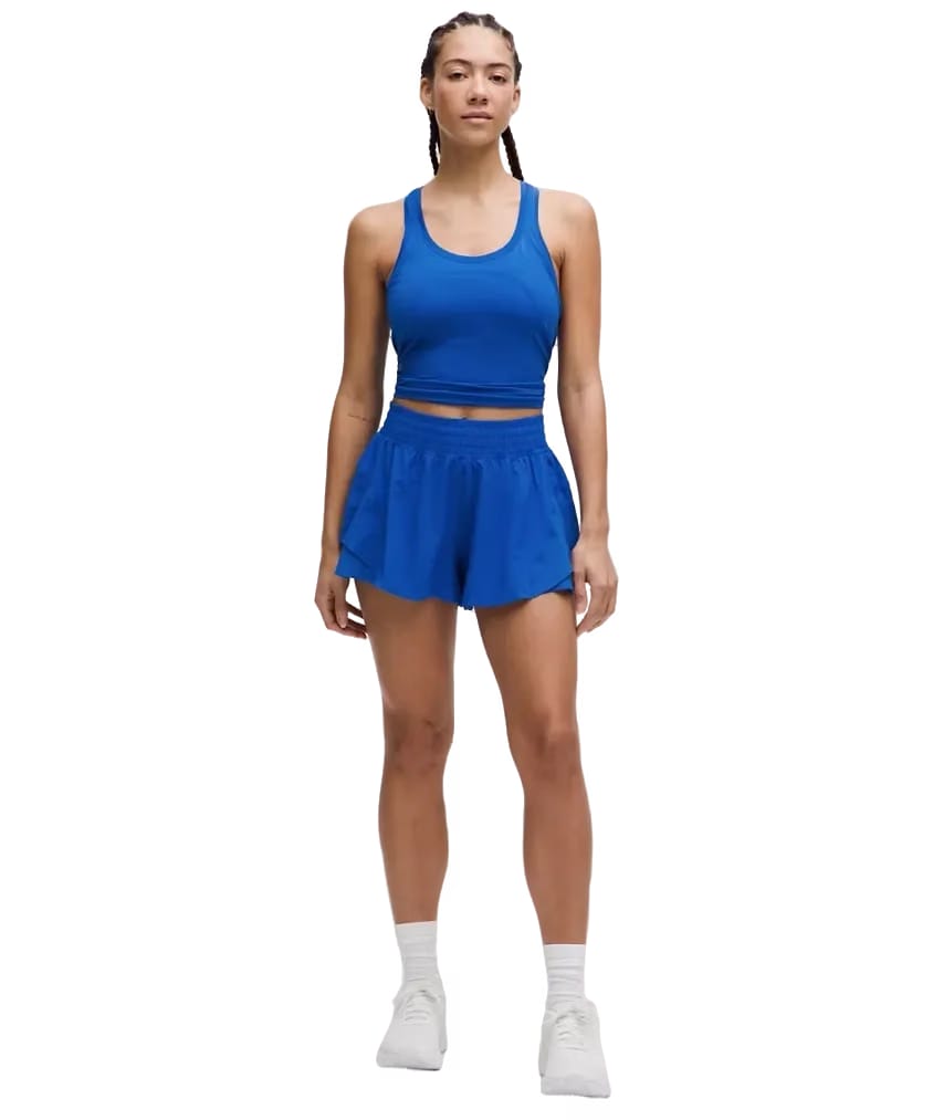 Lululemon Shake It Out High-Rise Running Shorts 2.5" Galactic Cobalt