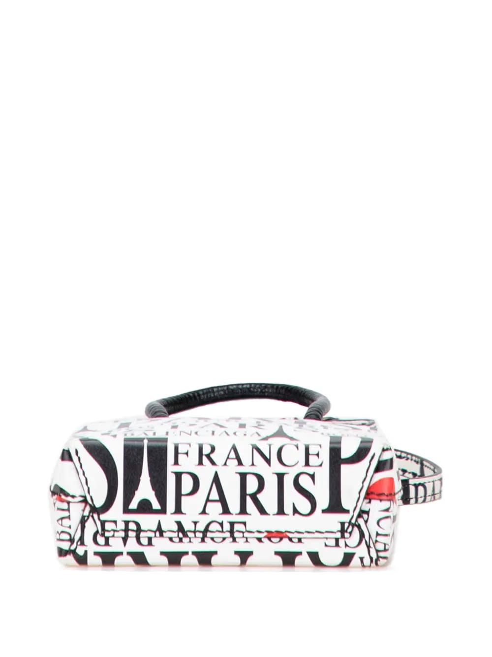 2019 Mini Calfskin Bonjour Paris Shopping Phone Holder satchel