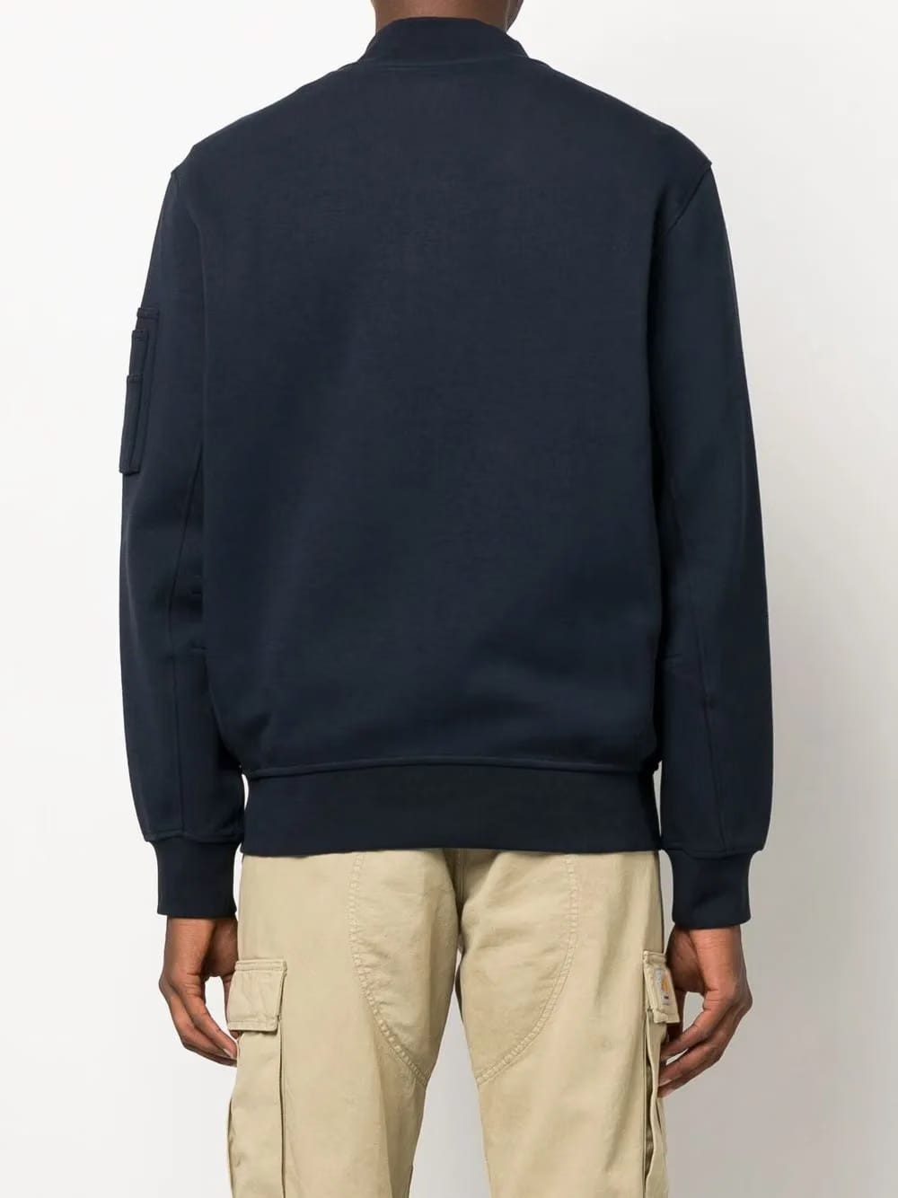 long-sleeve zip-up pullover