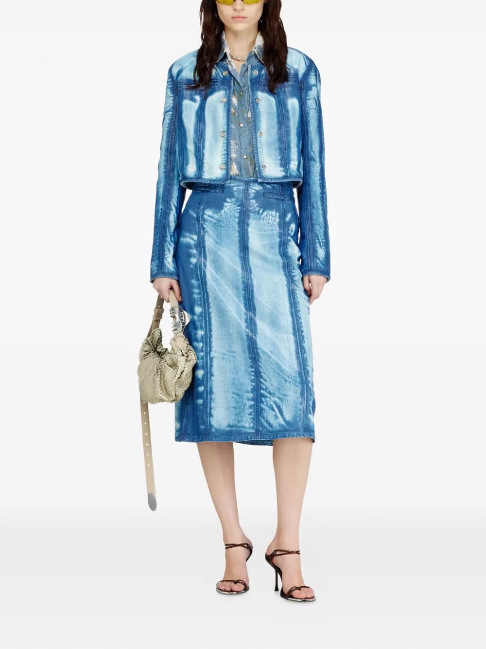 pocket A-line skirt