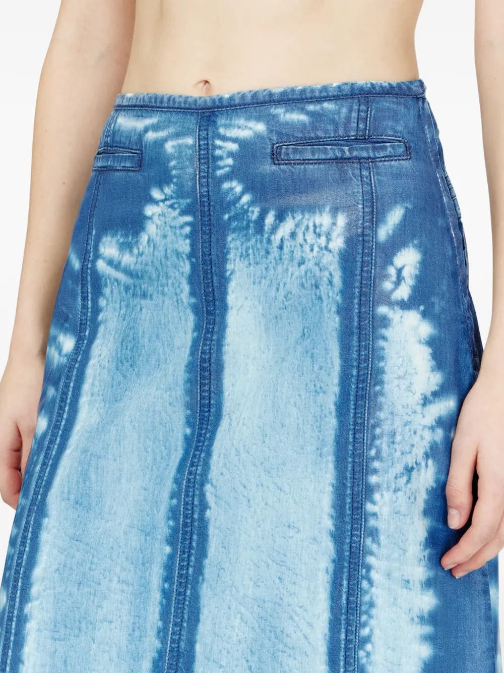 pocket A-line skirt