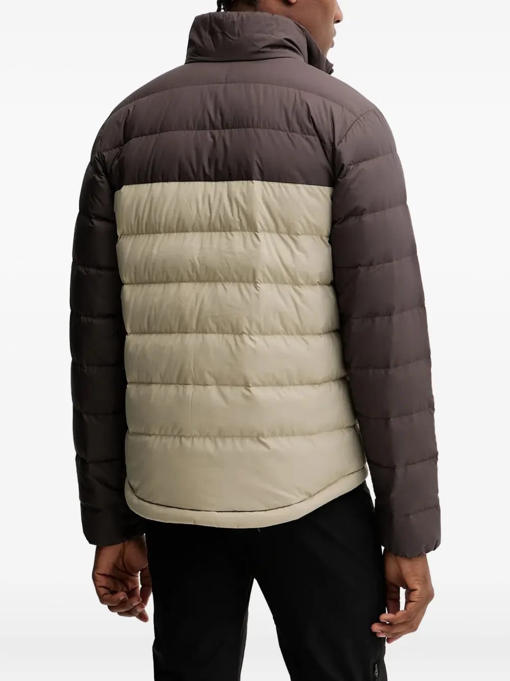 colour-block padded jacket