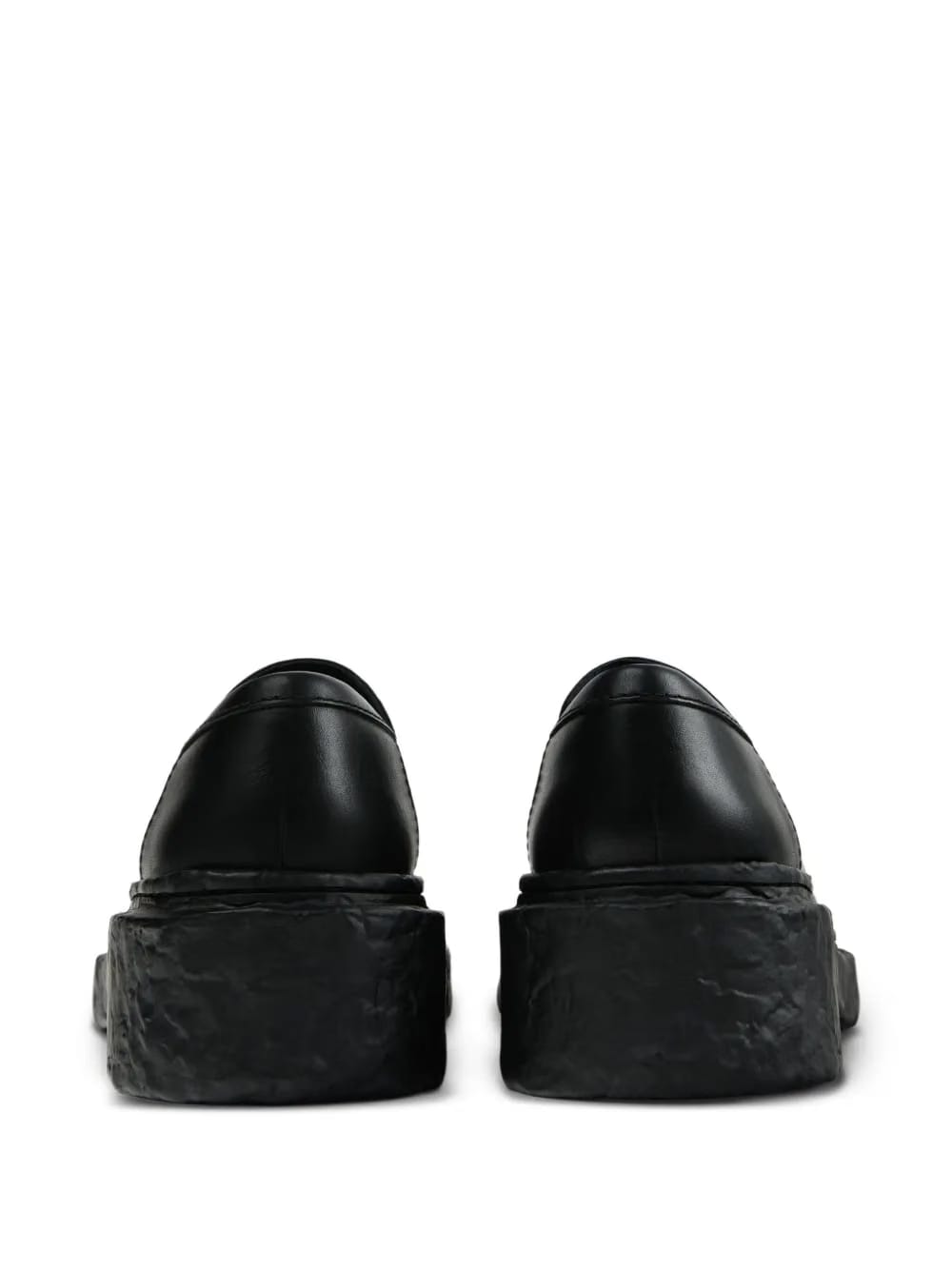 penny-strap platform loafers