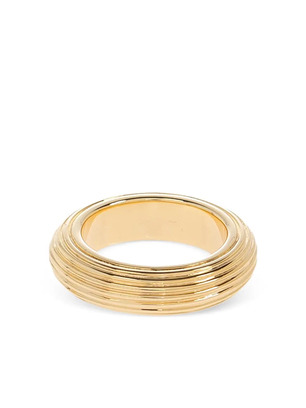 Amelia ribbed-design ring