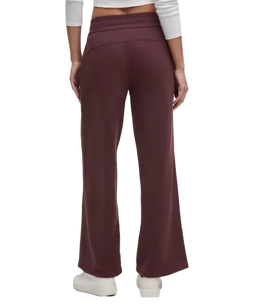 Lululemon Scuba Mid-Rise Wide-Leg Pant Goodnight Plum
