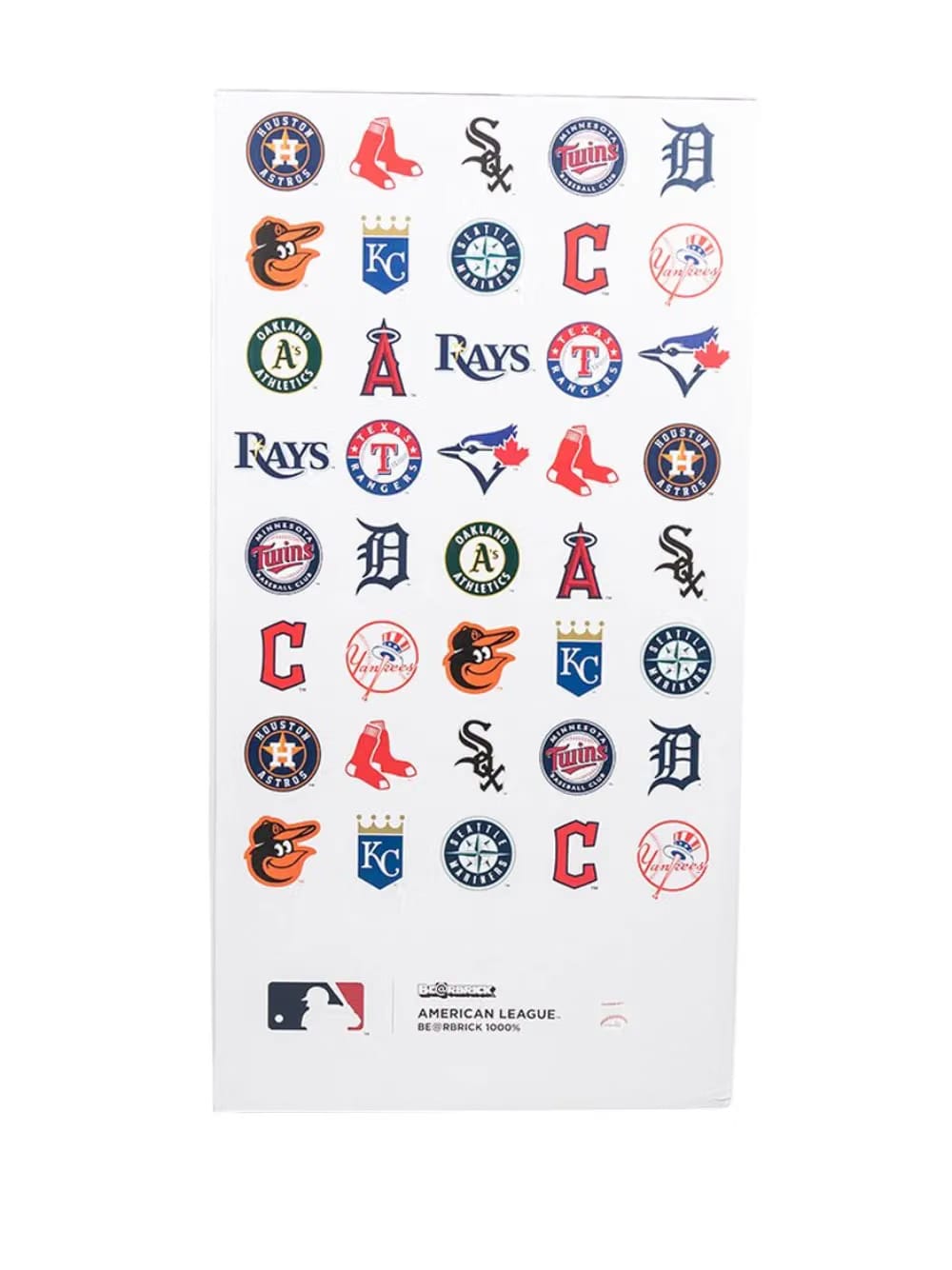x MLB American League BE@RBRICK 1000% figure