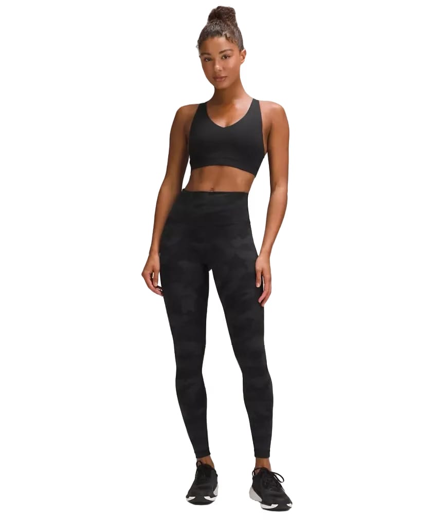 Lululemon Wunder Train High-Rise Tight 28" Heritage 365 Camo Deep Coal Multi