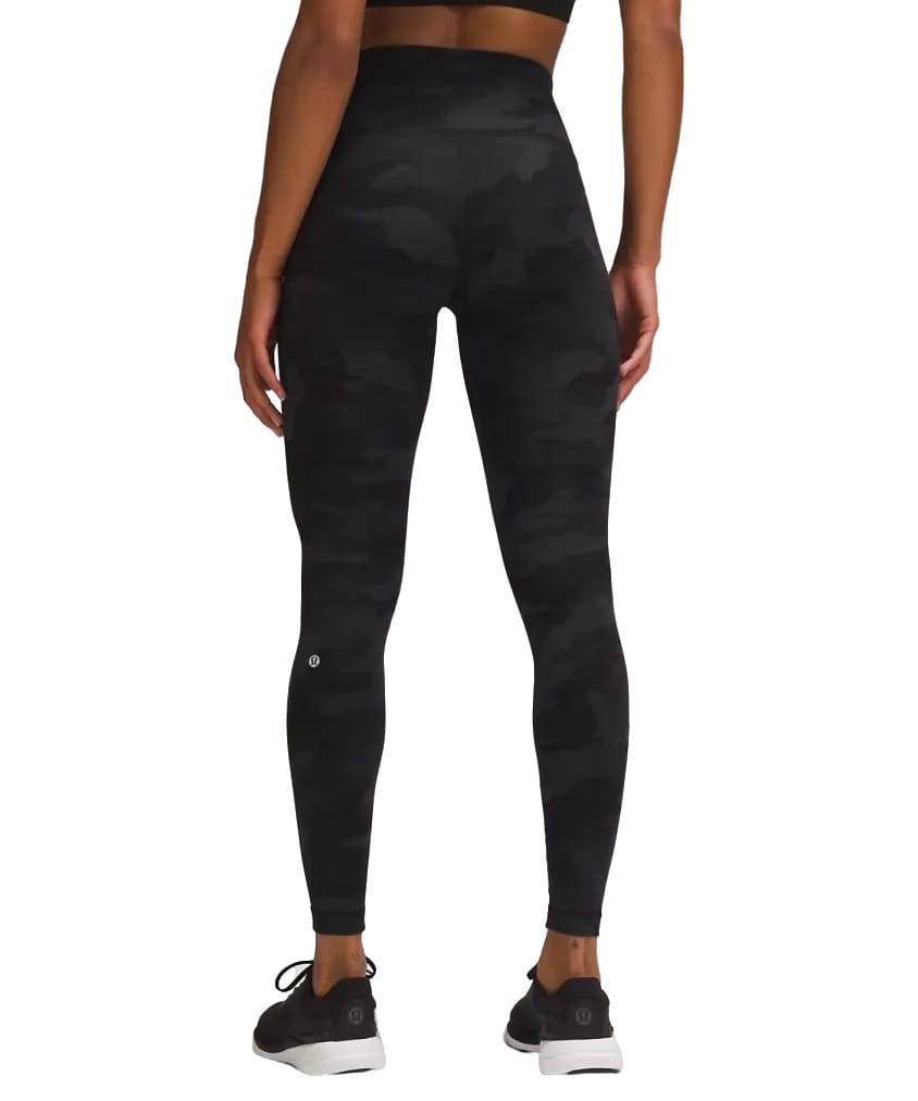 Lululemon Wunder Train High-Rise Tight 28" Heritage 365 Camo Deep Coal Multi