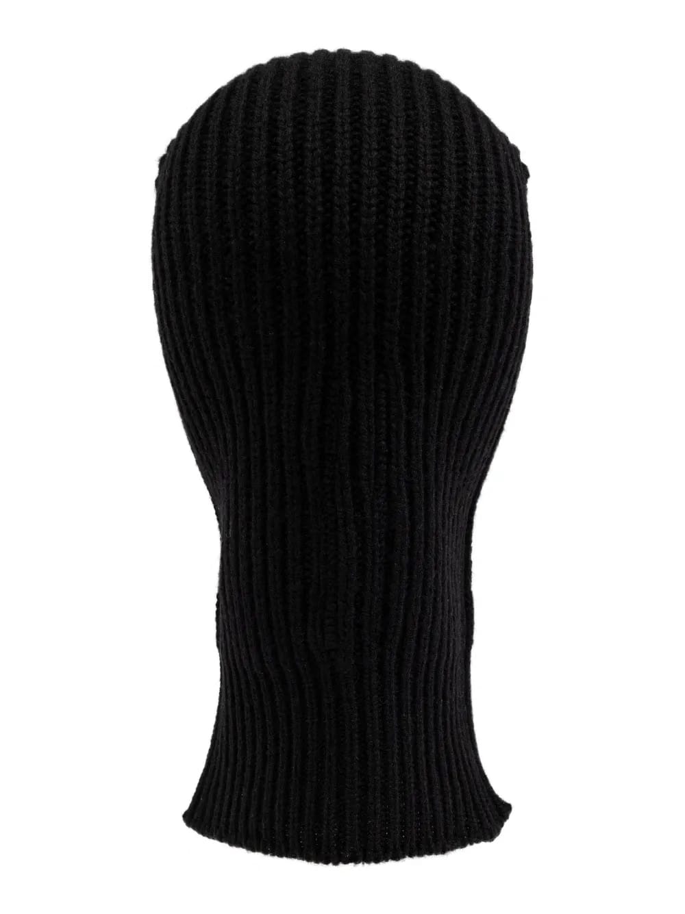 ribbed-knit balaclava