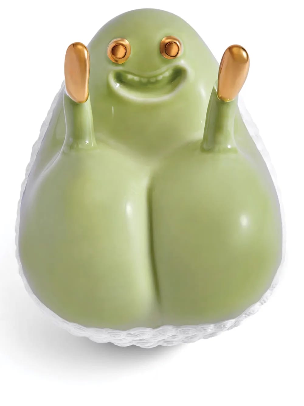 Haas Butts Up porcelain box