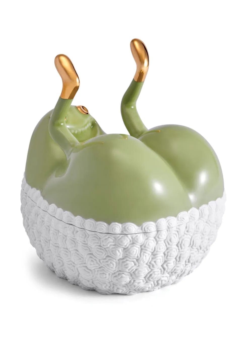 Haas Butts Up porcelain box