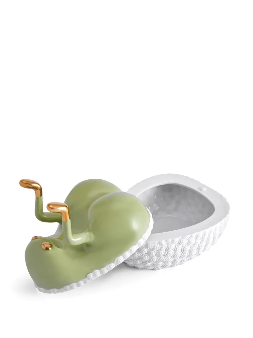 Haas Butts Up porcelain box