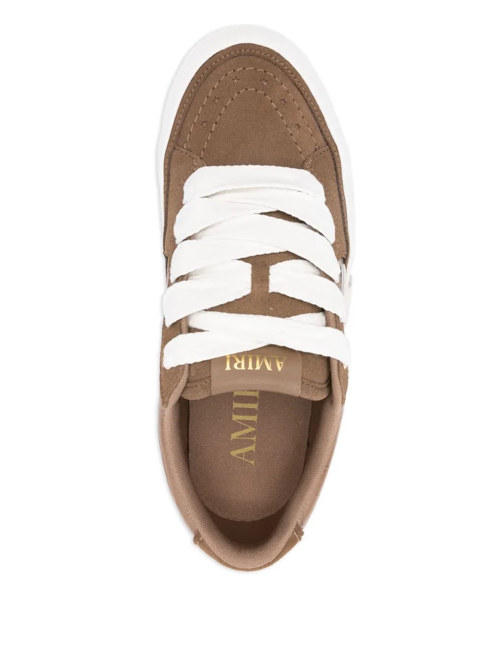 star-embellished suede trainers
