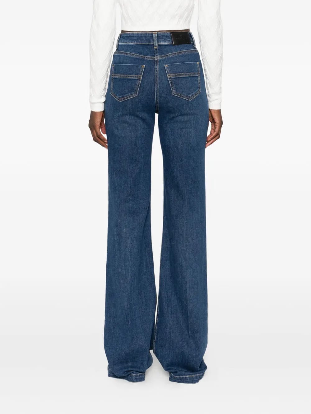 button-detailed jeans