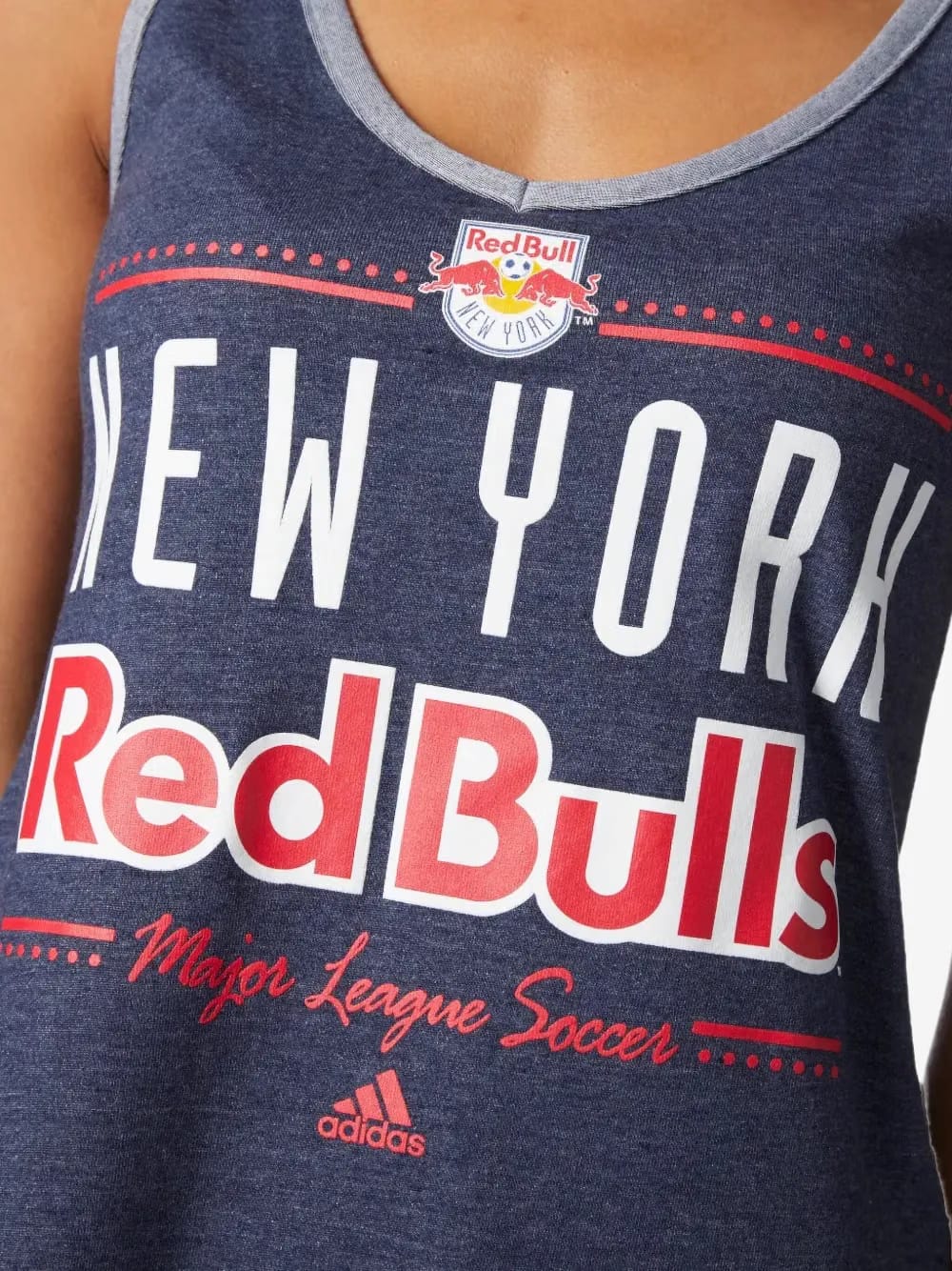 x New York Red Bulls V-neck Blue tank top