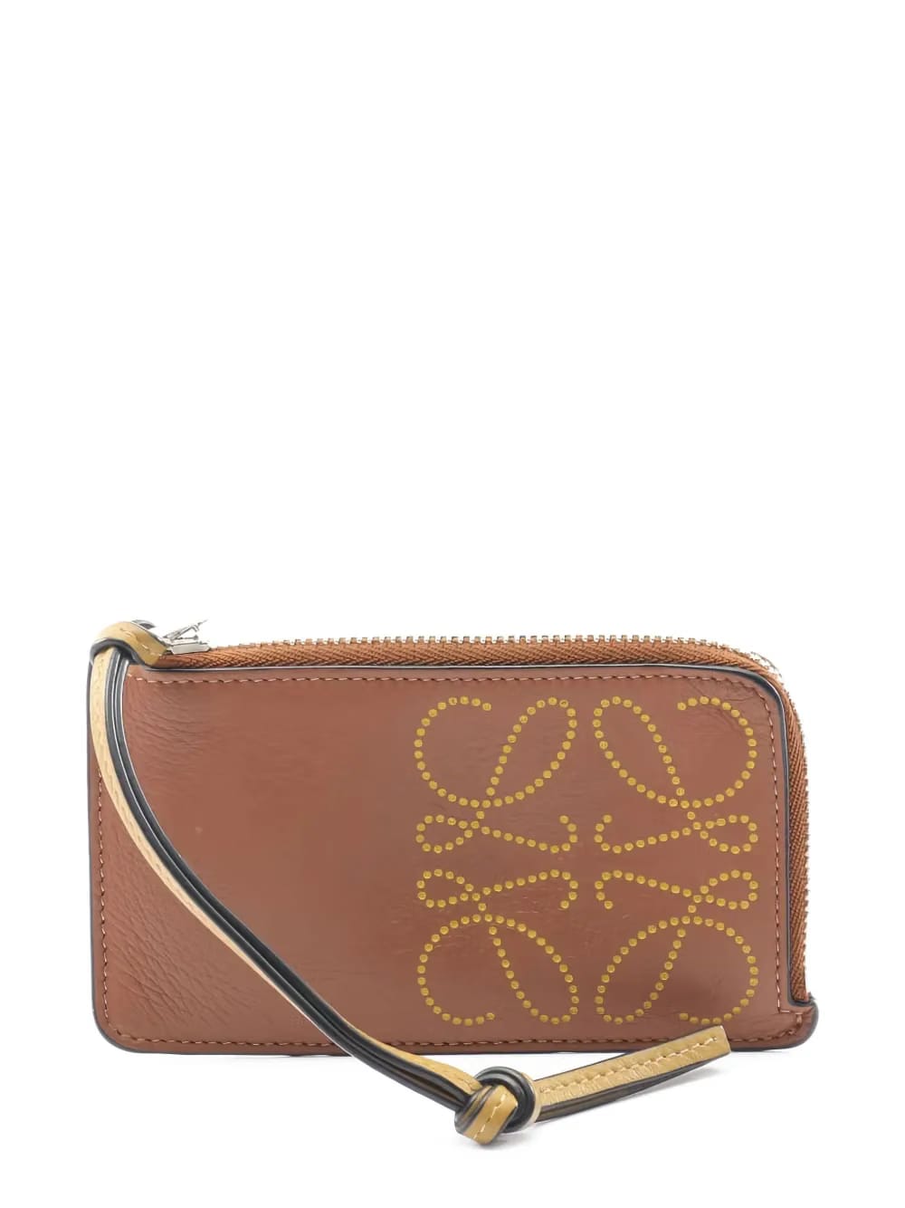 2010s Anagram zip leather wallet