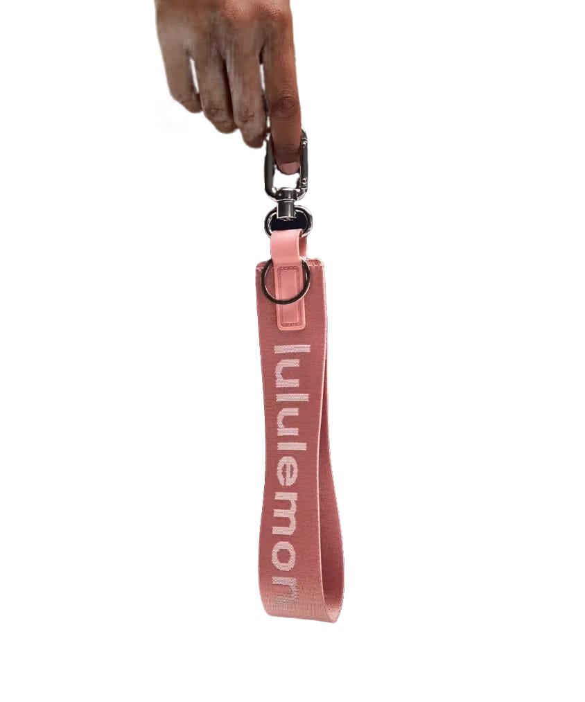 Lululemon Never Lost Keychain Deco Pink/Light Ivory